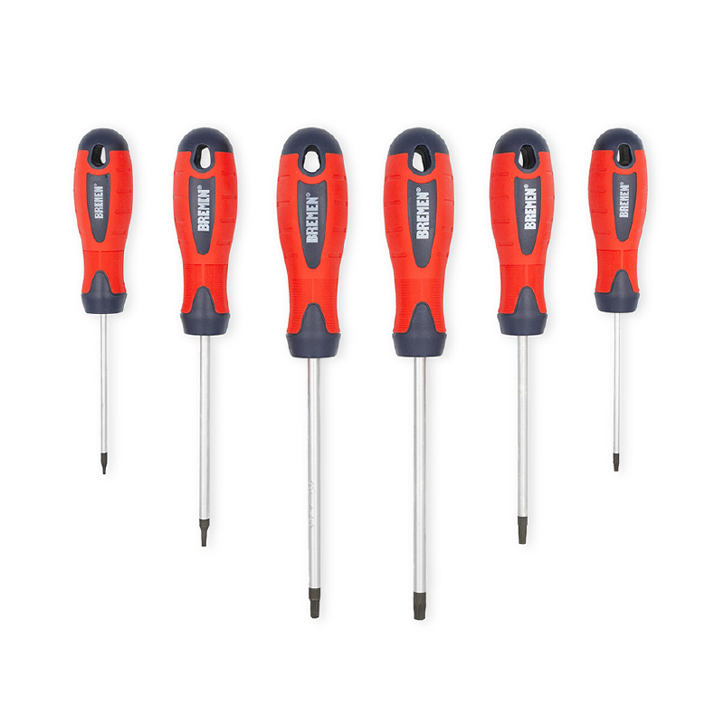 DESTORNILLADORES TORX  JUEGO DE 6 PZS (6-8-10-20-25-30)