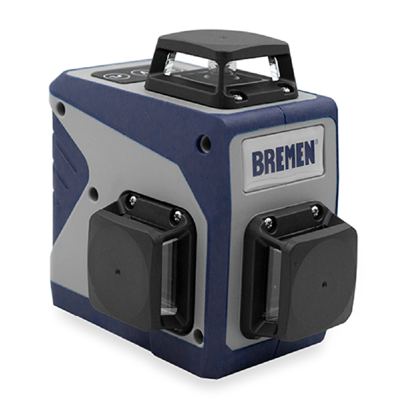 NIVEL LÁSER DE LÍNEA 360° LUZ VERDE 3 PLANOS