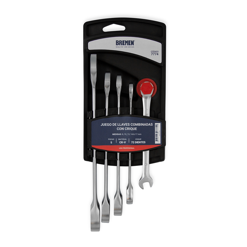 JUEGO DE LLAVES COMBINADAS CON CRIQUE