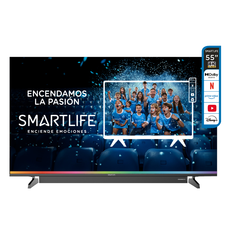 QLED SMART TV 55 4K con Barra de Sonido