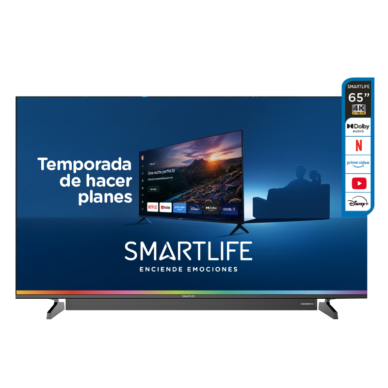 QLED SMART TV 65 4K con Barra de Sonido